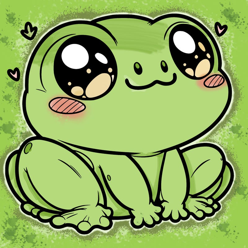 cute frog person realistic