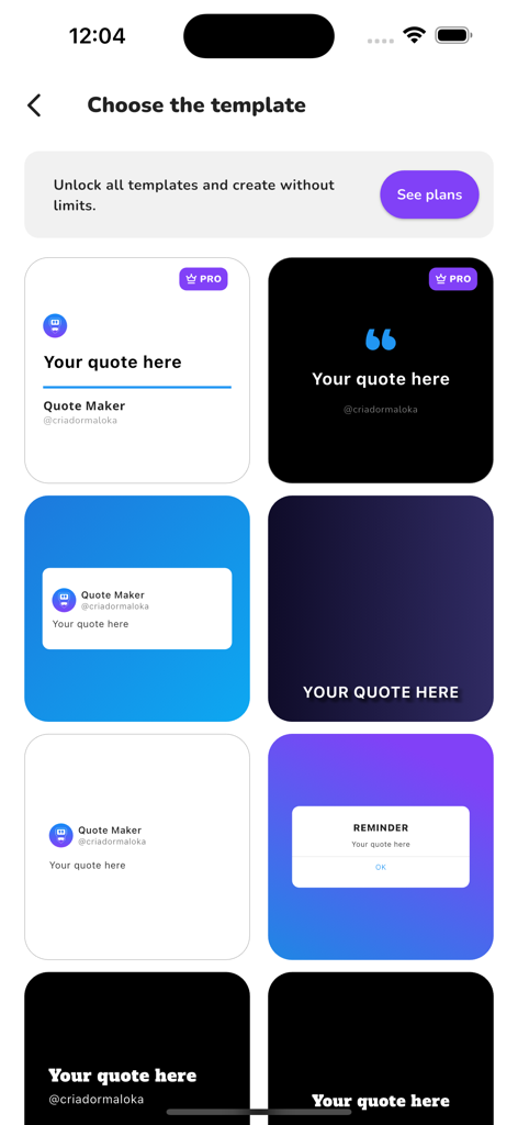 Eine Galerie vielfältiger und ästhetischer Zitatvorlagen für Instagram-Stories und Posts.