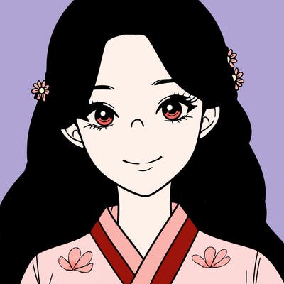 a very pretty korean woman