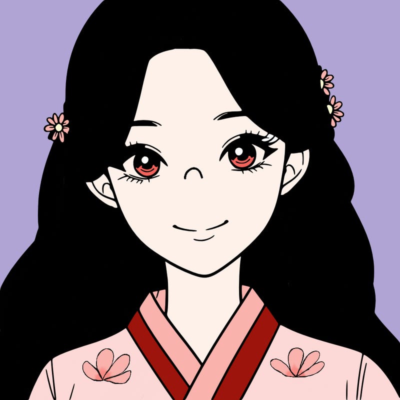 a very pretty korean woman