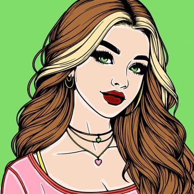 detailed realistic girl