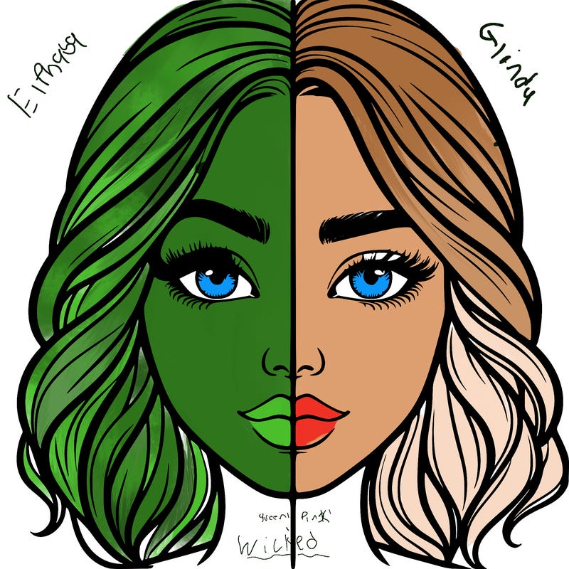 realistic girl split half