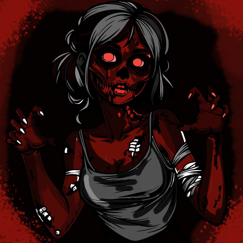realistic zombie girl