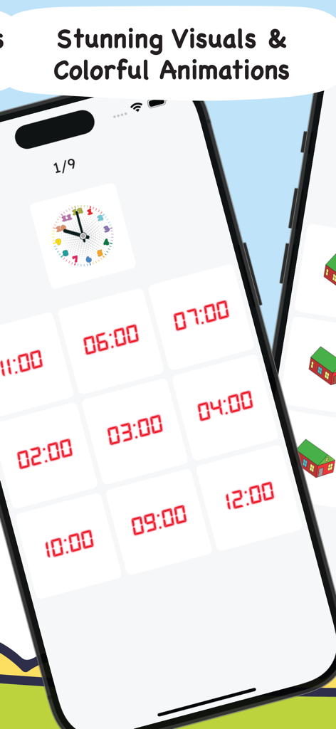 Brain Boost: Mental Up for Kid - Interactive time telling game for children with an analog clock and digital time selection