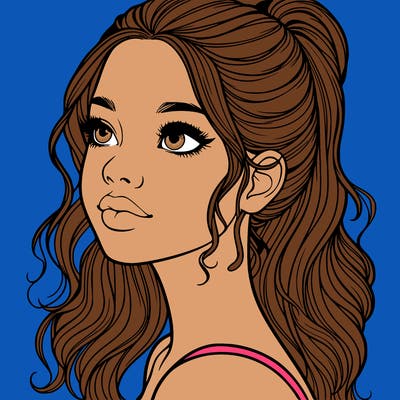 beautiful realistic girl