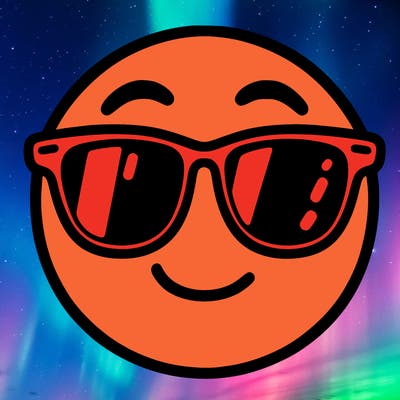 emoji with sunglasses