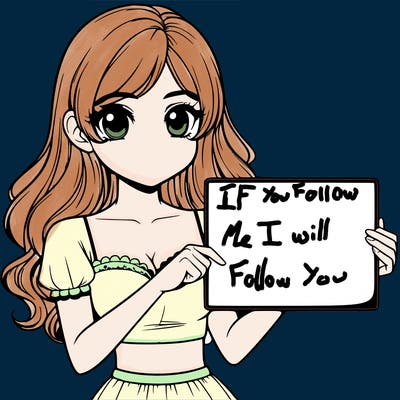 realistic pretty girl holding blank sign