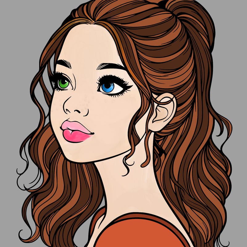 beautiful realistic girl