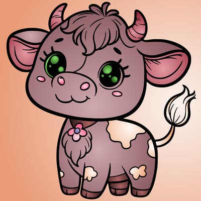 cute cow