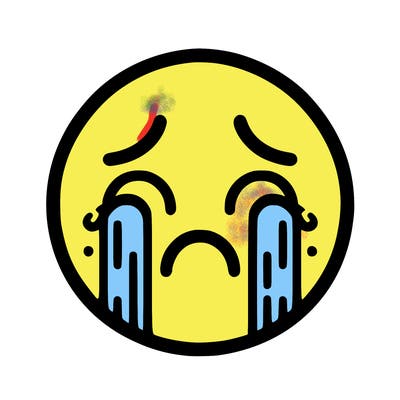 crying emoji face
