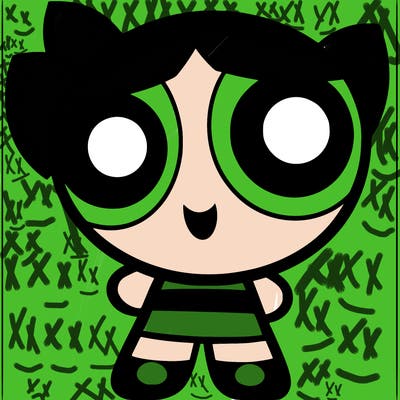 a power puff girl