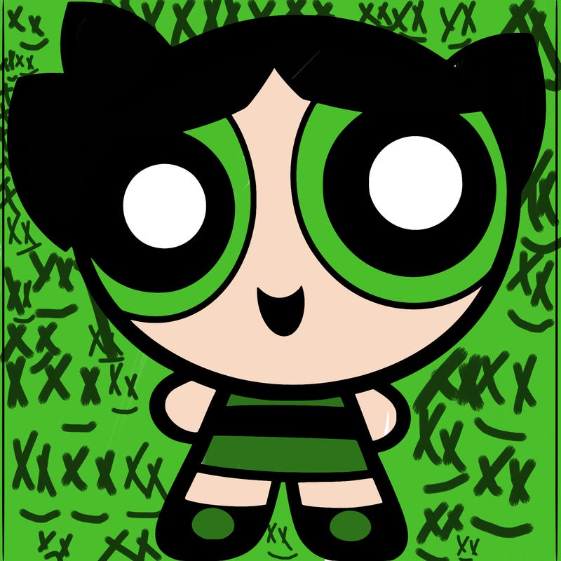 a power puff girl