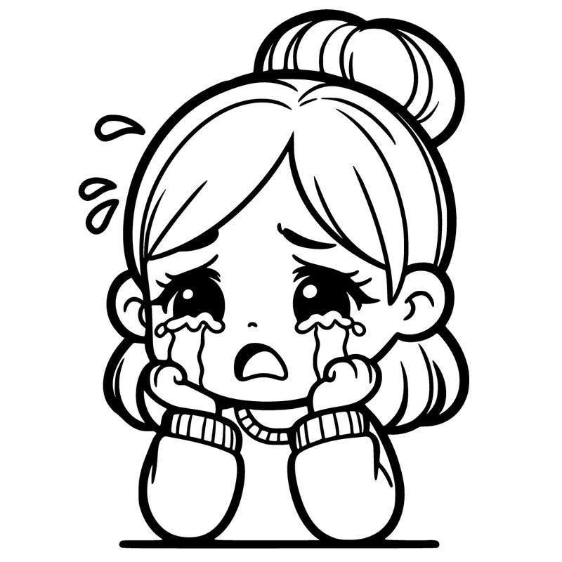 girl crying