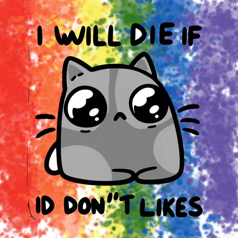 a cat that will die if we don’t get 10 likes