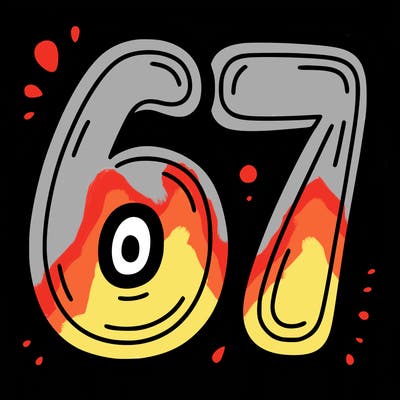 the number 67