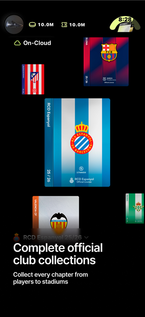 Collectibol: Football TCG - Digital trading card albums for official football clubs in the Collectibol app
