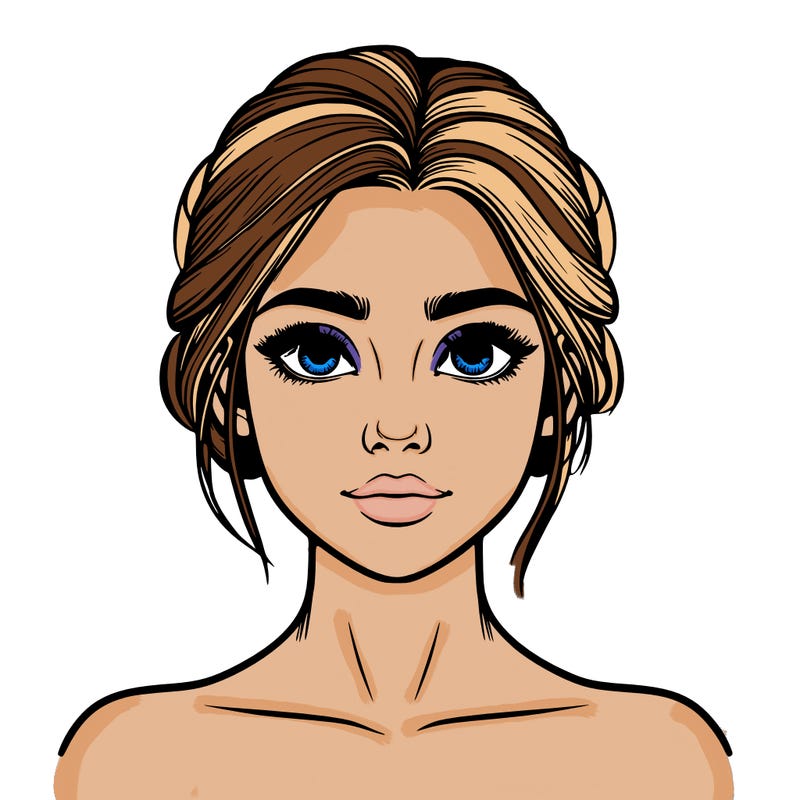realistic girl with no makeup