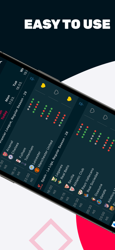 Expert Football Tips - Expert Football Tips App-Oberfläche mit Fußballspielvorhersagen