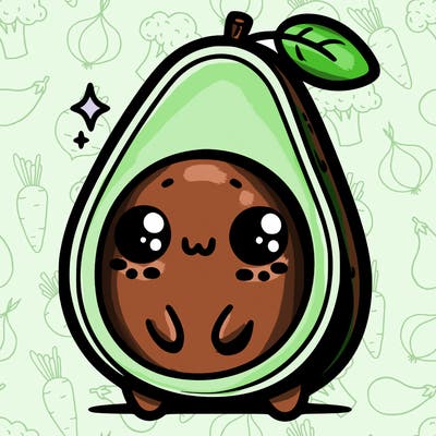 cute avocado