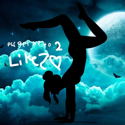 a woman doing a handstand