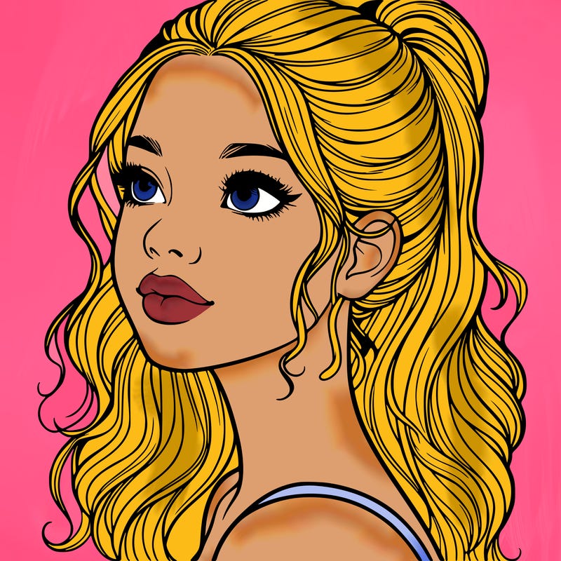 beautiful realistic girl