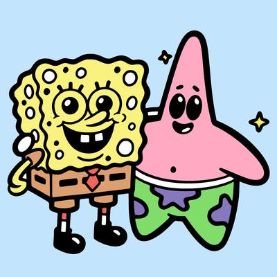 spongebob and patrick