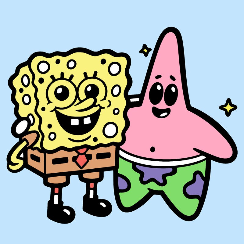 spongebob and patrick