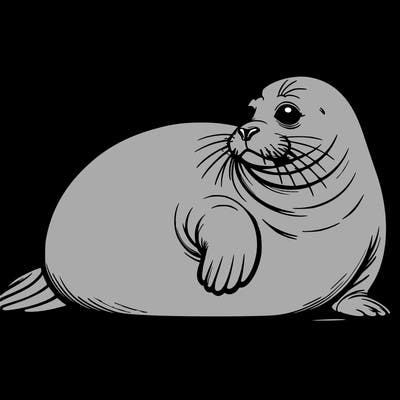 realistic fat seal