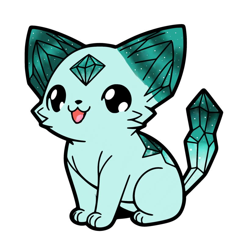crystal kitten