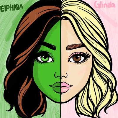 realistic girl split half