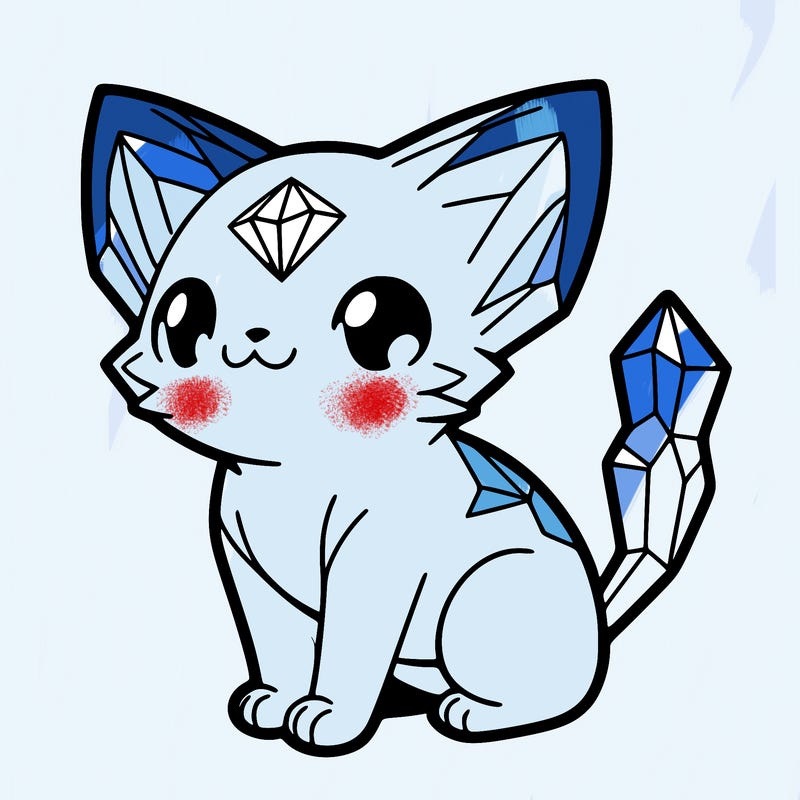 crystal kitten