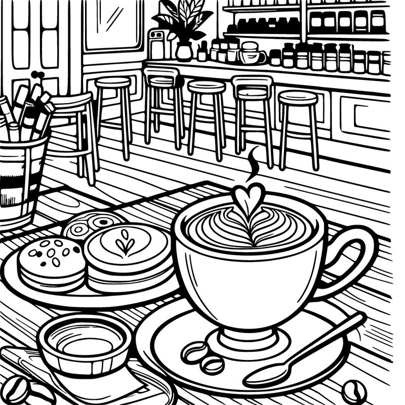 coffee in a coffee shop