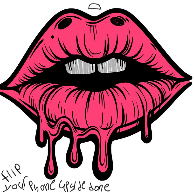 lips that look realistic and drip