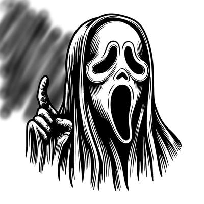 realistic ghostface horror