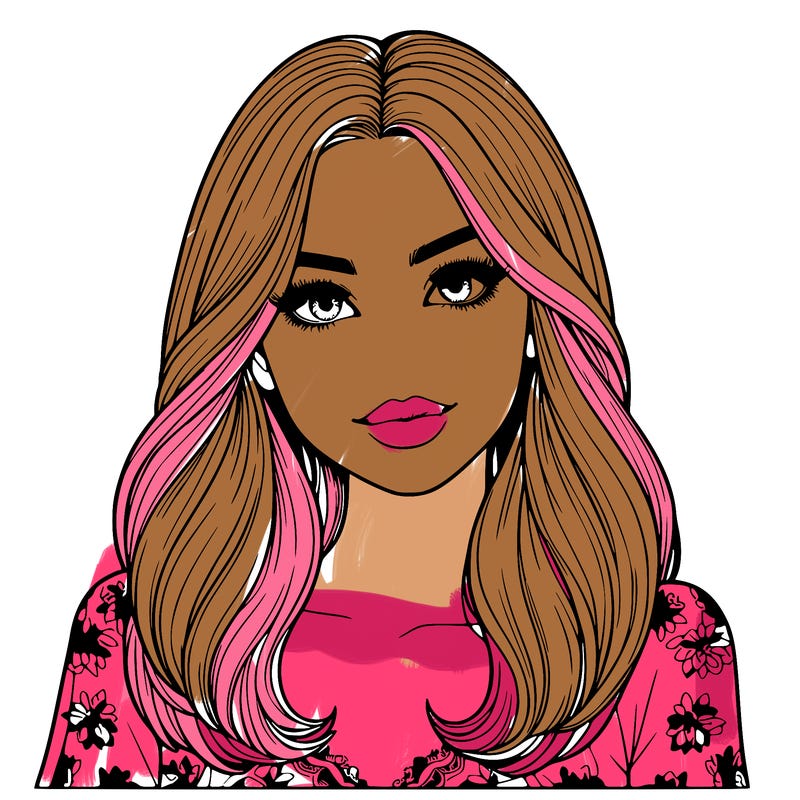 realistic beautiful girl