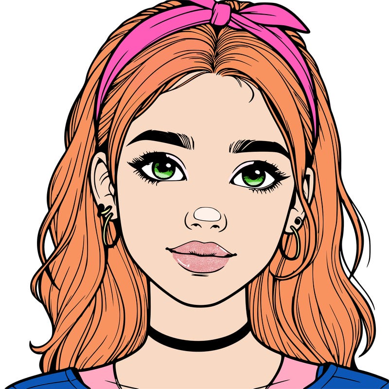 realistic teenage girl