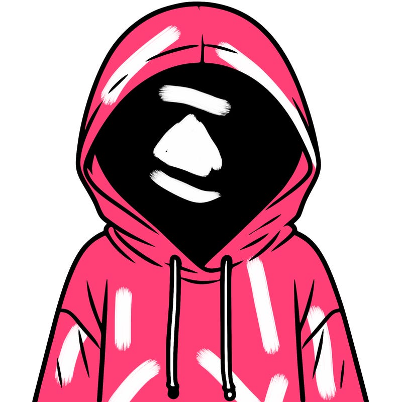 faceless girl in hoodie