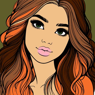 beautiful realistic girl