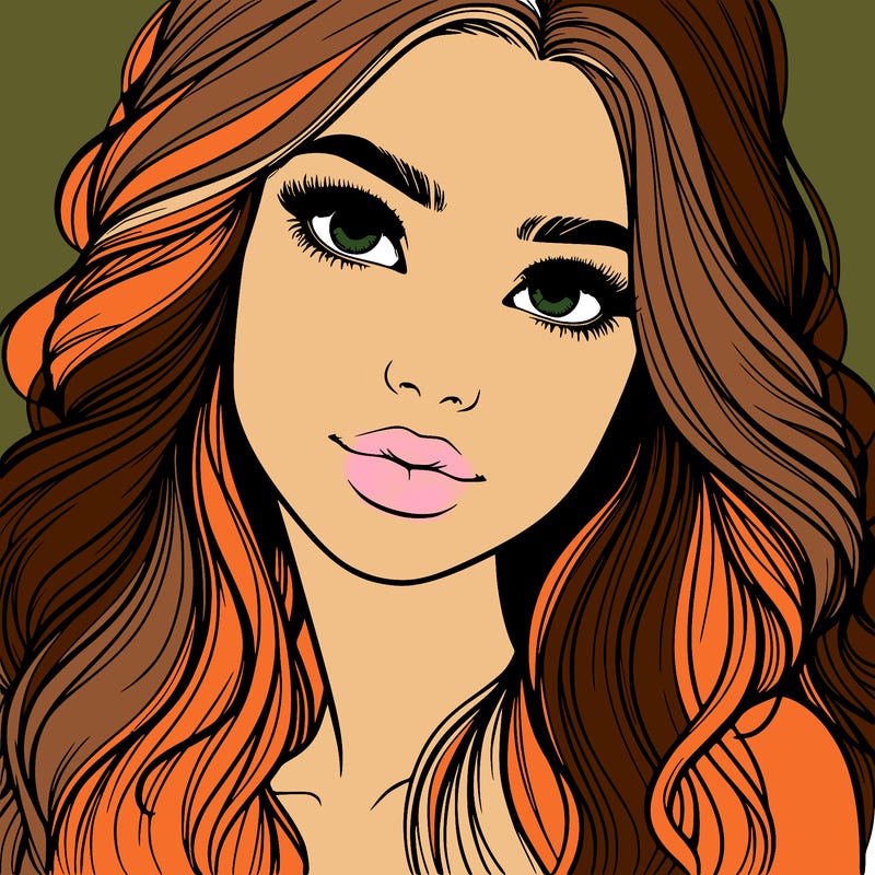 beautiful realistic girl
