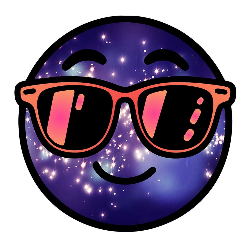 emoji with sunglasses