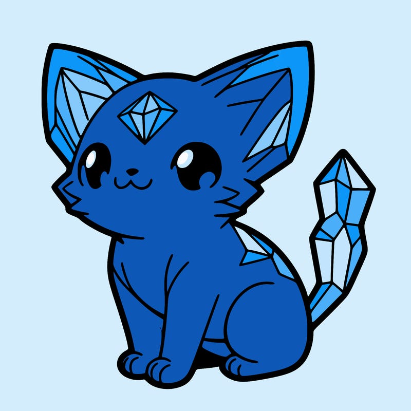 crystal kitten