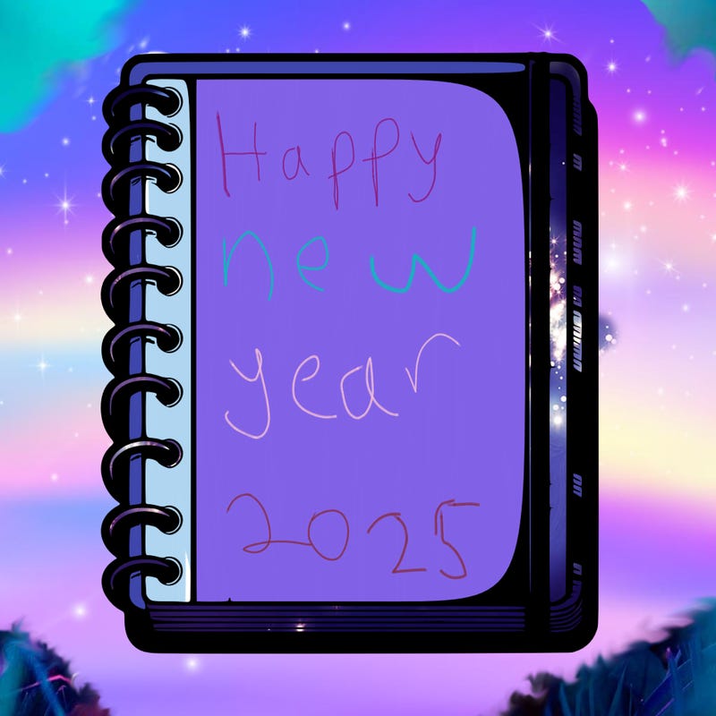 blank, realistic notebook