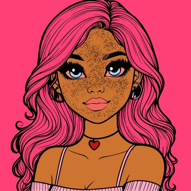 realistic pretty girl