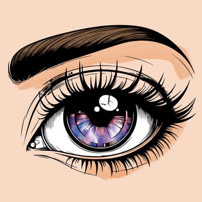 realistic eye