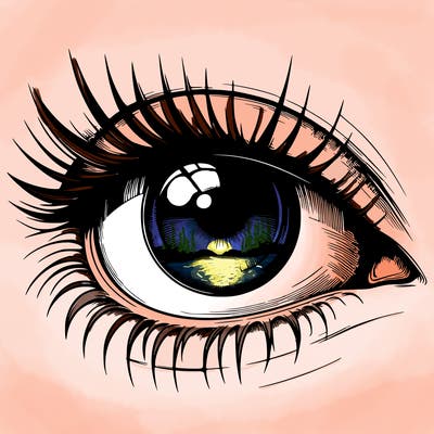 realistic eye