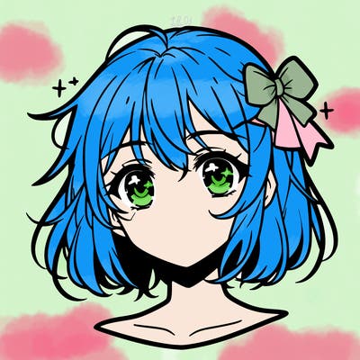anime girl face