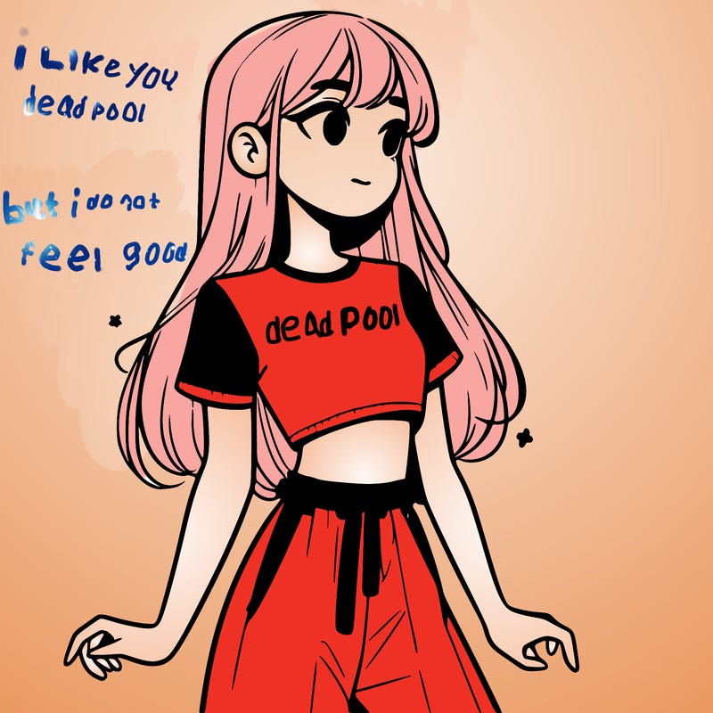 girl in a cute crop top