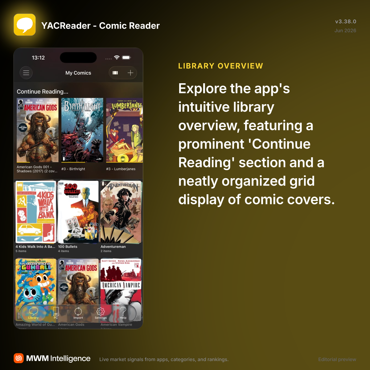 YACReader - Comic Reader - Entertainment App | MWM