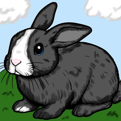 realistic bunny