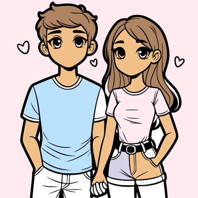 boyfriend and girlfriend